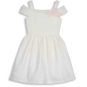 Belle by Badgley Mischka Cold-Shoulder Dress 10